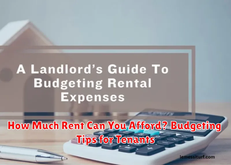 How Much Rent Can You Afford? Budgeting Tips for Tenants