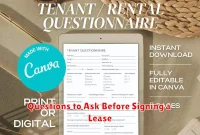 Questions to Ask Before Signing a Lease
