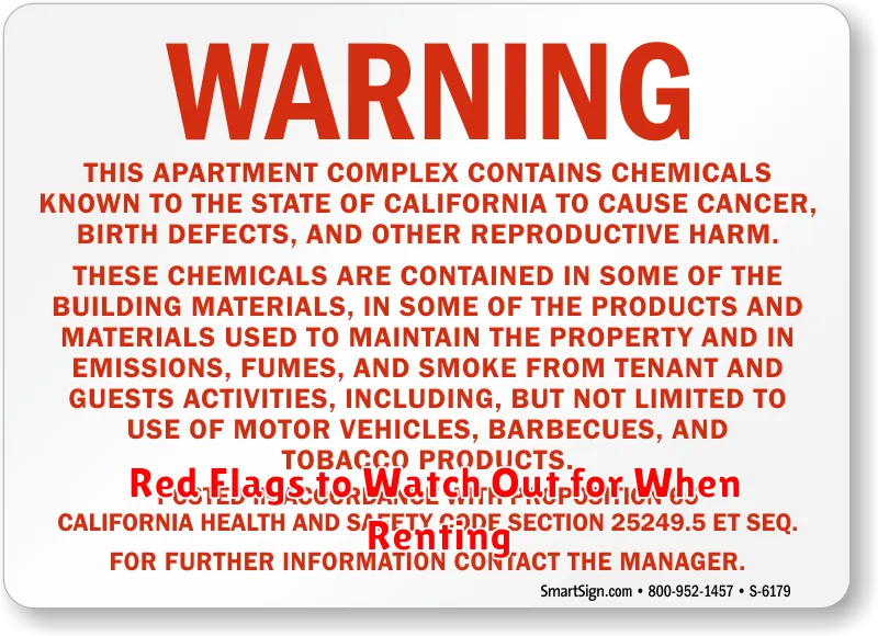 Red Flags to Watch Out for When Renting