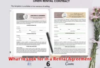 What to Look for in a Rental Agreement